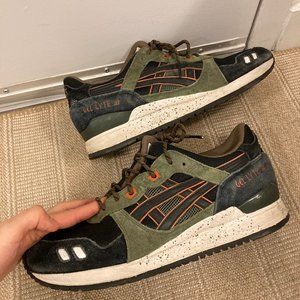 ASICS Men's Gel Lyte III Shoes - Green/Black, Size 11